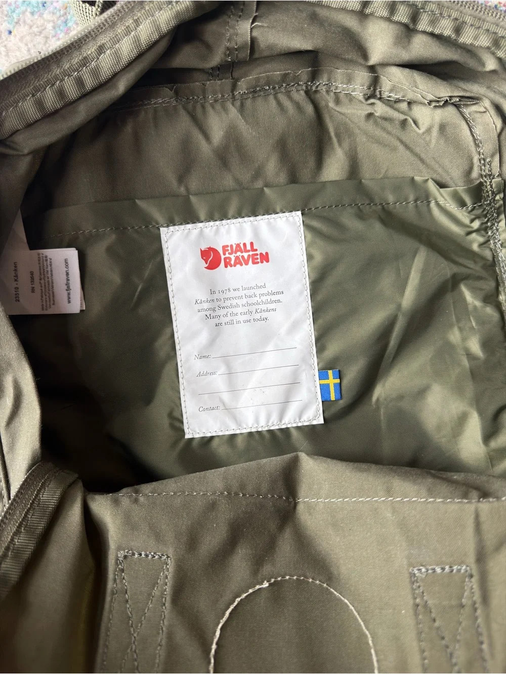 Kånken Classic Backpack - Olive Green
